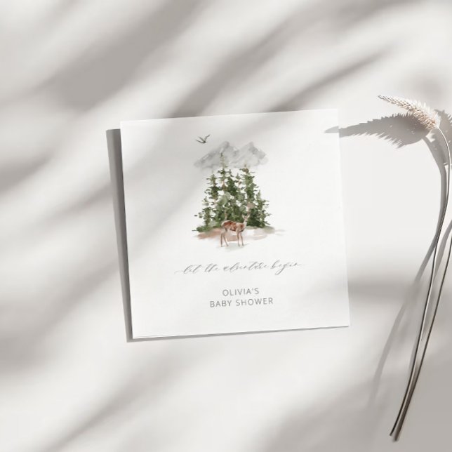 Äventyr inväntar Vild Forest Bäste Babyduschar Pappersservett (Skapare uppladdad)