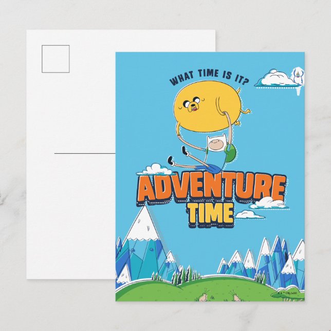 Äventyr | Jake Flyter med Finn Vykort (Fram/baksida)