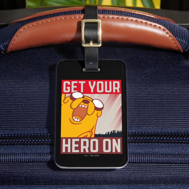 Äventyr | Jake "Hämta ditt hjälte på" Bagagebricka (Framsida Insitu 2)