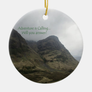 Äventyr Kallar Glencoe Julgransprydnad Keramik