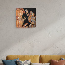 Äventyr Kliber Acrylic Wall Clock Fyrkantig Klocka