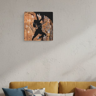 Äventyr Kliber Acrylic Wall Clock Fyrkantig Klocka