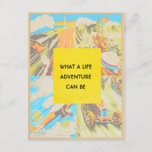 Äventyr livresevykort vykort