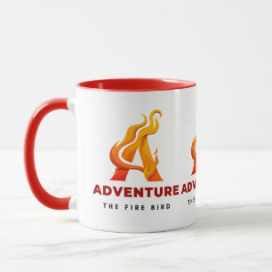 Äventyr Logotyp Graphic Art Mugg