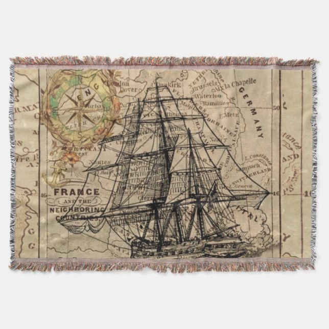 Äventyr-mappad Filt (Framsidan)