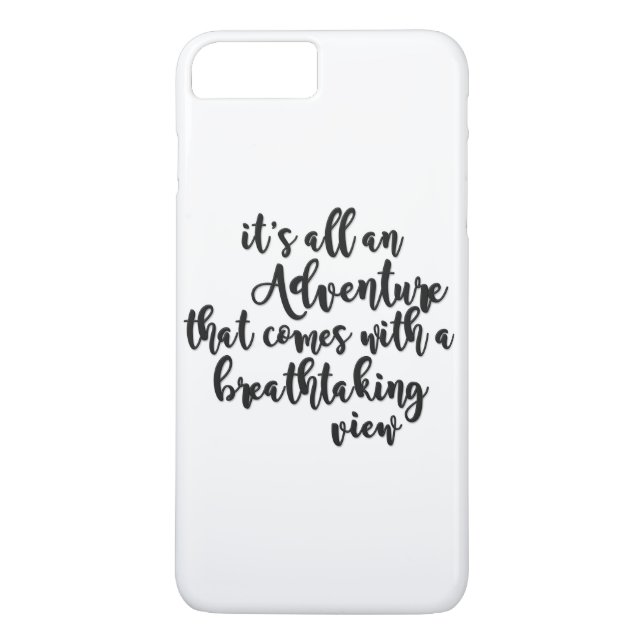 äventyr med andningsvisare svartvit Case-Mate iPhone skal (Baksida)