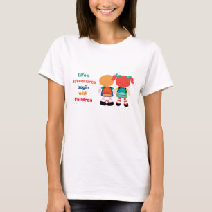 Äventyr med barn t-shirt