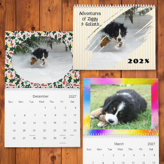 Äventyr med din hund Anpassad bild Kalender