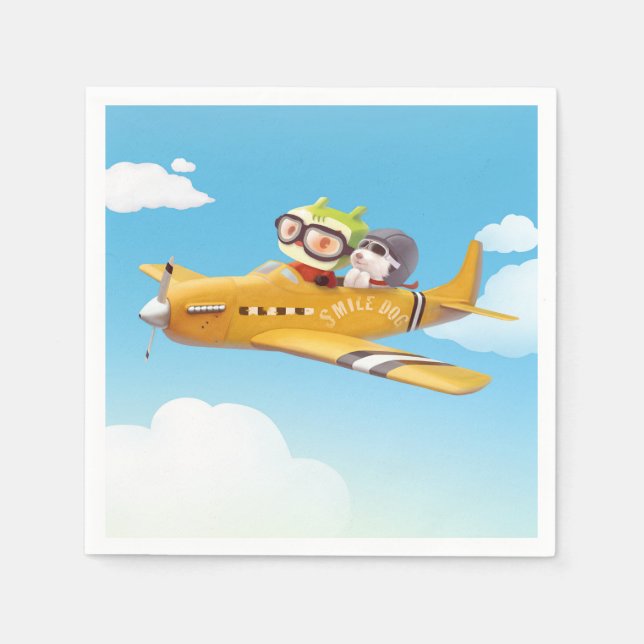 Äventyr med Hund Pappersservett (Framsidan)