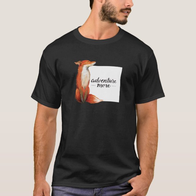 äventyr mera räv tee shirt (Framsida)