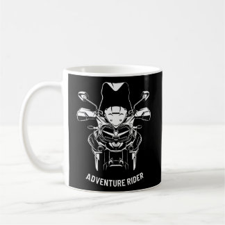 Äventyr motorcykelförare utanför väg Biker Tr Kaffemugg