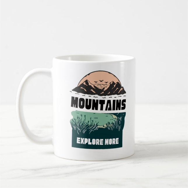 Äventyr Mountain Kaffemugg (Vänster)