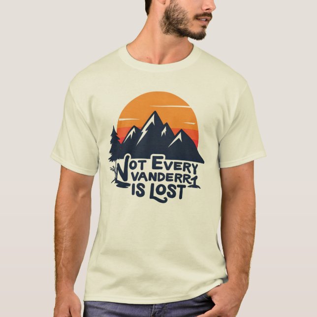 Äventyr Mountain Sunrise Tee (Framsida)