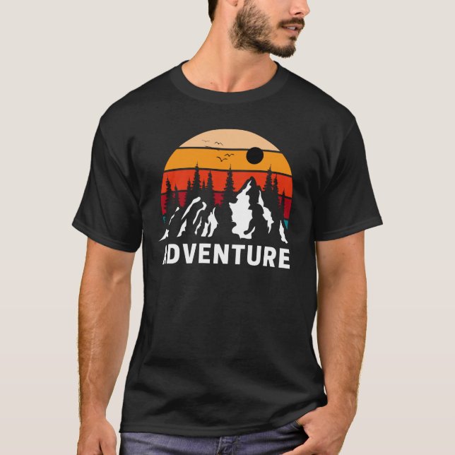 Äventyr Mountain T-Shirt (Framsida)
