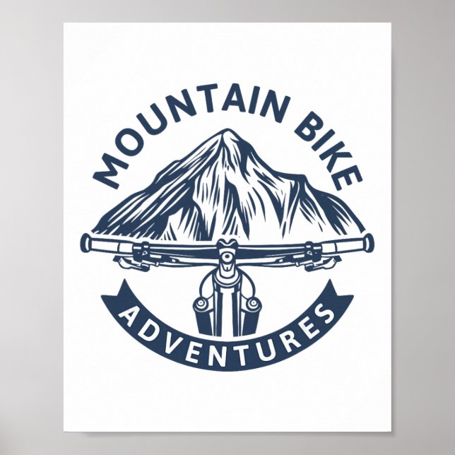 Äventyr - mountainbike poster (Framsidan)