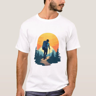 Äventyr naturillustration t shirt