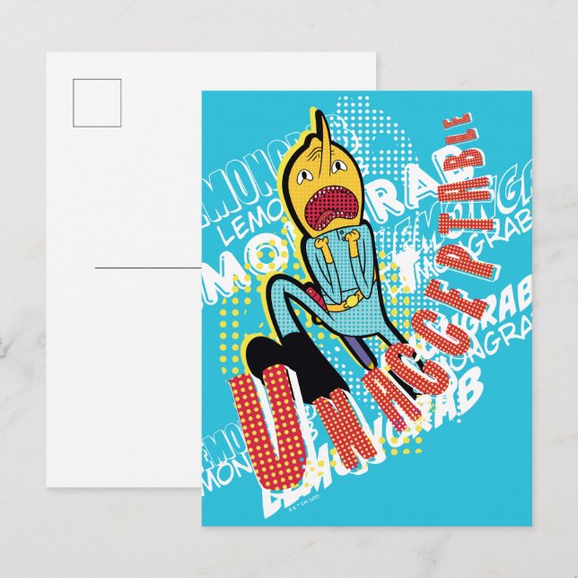 Äventyr | OACCEPTABEL KÖTT Vykort (Fram/baksida)