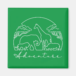 Äventyr och Safari i Afrikan Magnet