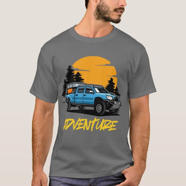 Äventyr Off-Road Lastbil T-Shirt (Framsida)