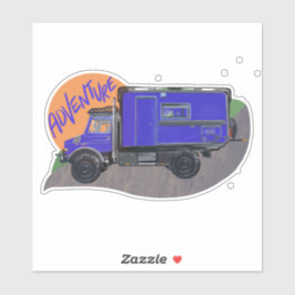 Äventyr Overland Sticker Klistermärken