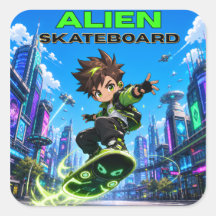 Äventyr på en utomjordisk skateboard