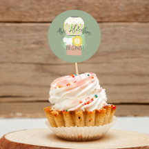 Äventyr påbörjar Luftballongen Cupaka Topper