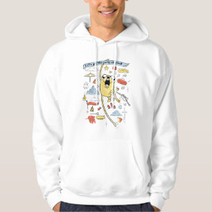 Äventyr "Party" Jake Sketch Hoodie