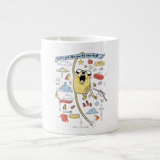 Äventyr | "Party" Jake Sketch Jumbo Mugg