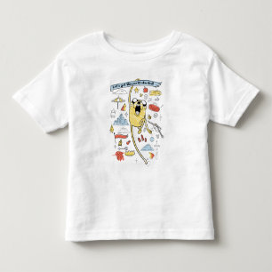 Äventyr "Party" Jake Sketch T-Shirt