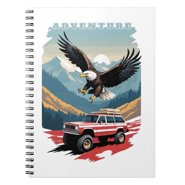ÄVENTYR RESA USA ANTECKNINGSBOK (Framsidan)