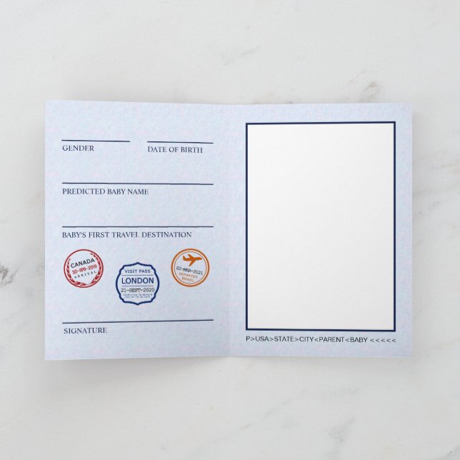 Äventyr | Resor | pass Tack Kort (Inuti)