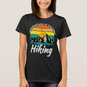 Äventyr Retro Hiker utomhus, campingnaturomvandlin T Shirt