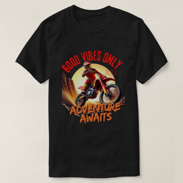 Äventyr Rider T Shirt (Design framsida)