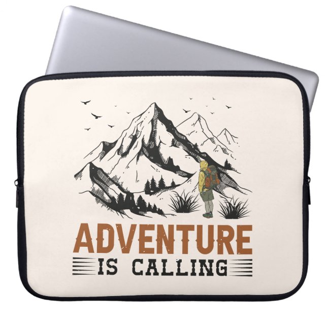 Äventyr ringer Laptop sleeve (Framsidan)