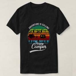 Äventyr ringer - Lycklig Camping T Shirt