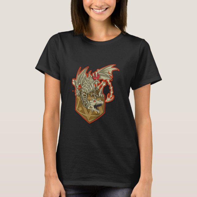 Äventyr Rpg Dice Fantasy Roleplay Gamers T Shirt (Framsida)