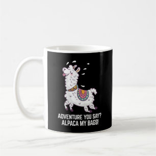 Äventyr säger du Alpaca, min väska? Kaffemugg