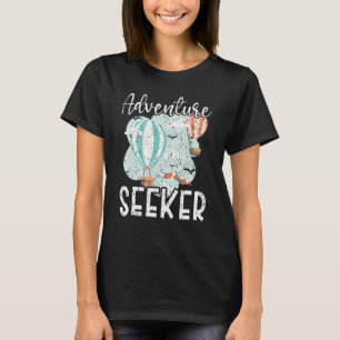 Äventyr Seeker Luftballong Balloon Ride T Shirt