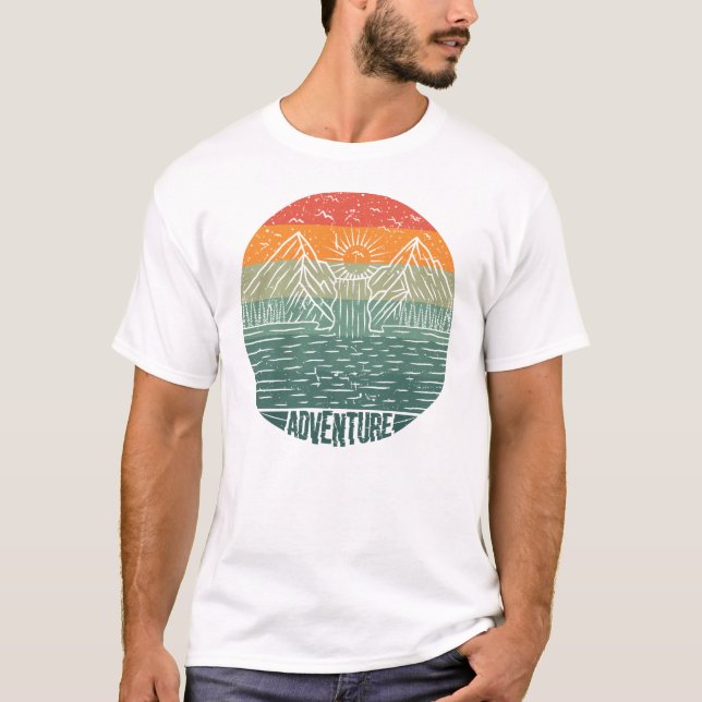 Äventyr sjö t shirt (Framsida)