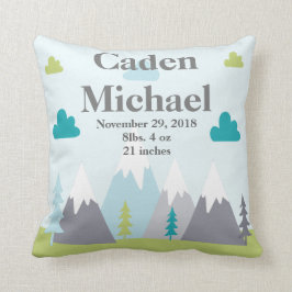 Äventyr/Snö, skyddat bergsområde Baby Pillow Kudde