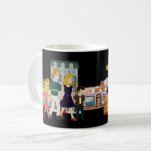 Äventyr-sökare och familjebesök kaffemugg