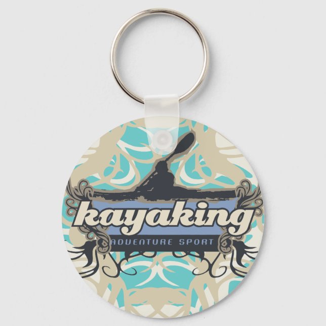 Äventyr Sport Kayaking Tshirts and Gifts Nyckelring (Framsida)