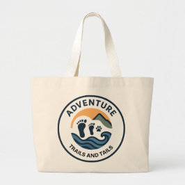 Äventyr T och T Logotyp Jumbo Tote Bag Tygkasse