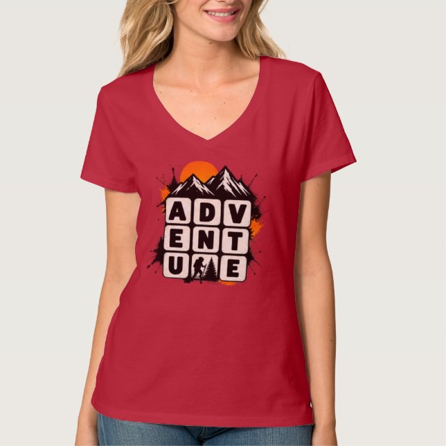 äventyr t shirt (Framsida)