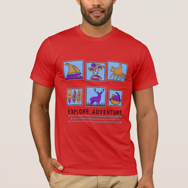 äventyr t shirt (Framsida)