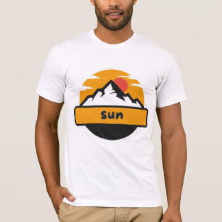 Äventyr T-shirt-konstruktionen sol T Shirt