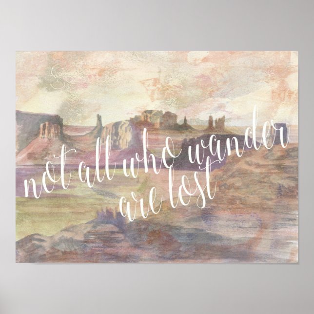 Äventyr Typografi IV Poster (Framsidan)