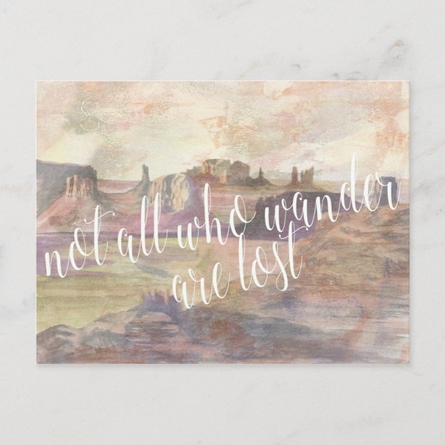 Äventyr Typografi IV Vykort (Framsida)