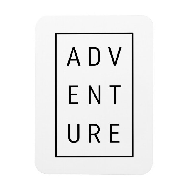Äventyr Typografi Magnet (Vertikal)