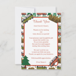 Äventyr väntar: Barnshuggare i Camper Boy Tack Kort